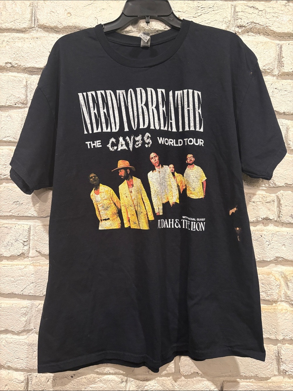 NEEDTOBREATHE 2024 Caves Tour T shirt, XL, barely worn